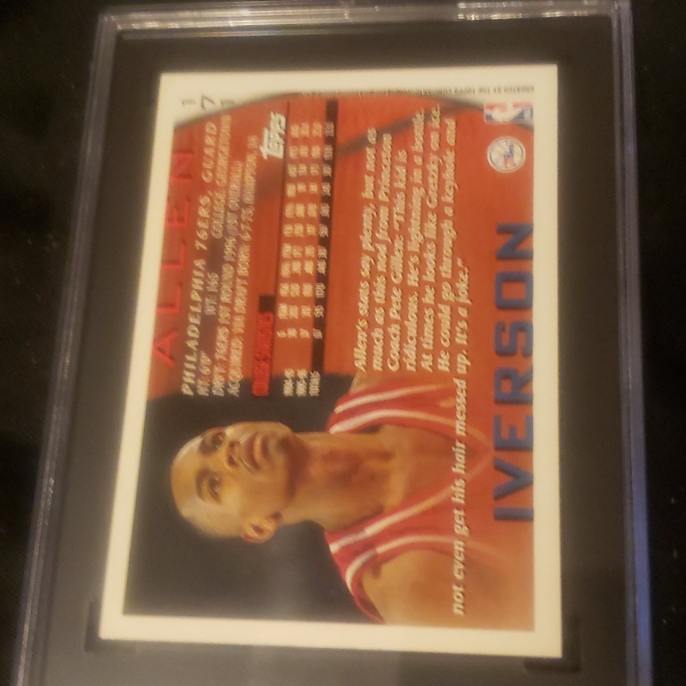 VERY HIGH-GRADE ALLEN IVERSON 171 - Picture 2 of 2